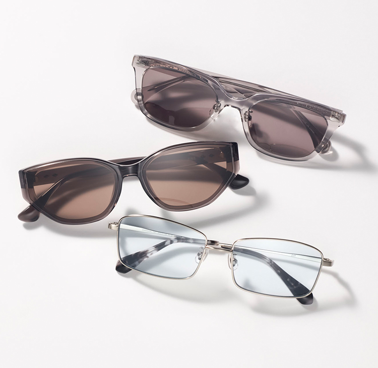 マキア　サングラス　おすすめ　選び方　Zoff　JINS　MAD JOURNEY　Y2K ウェリントン型