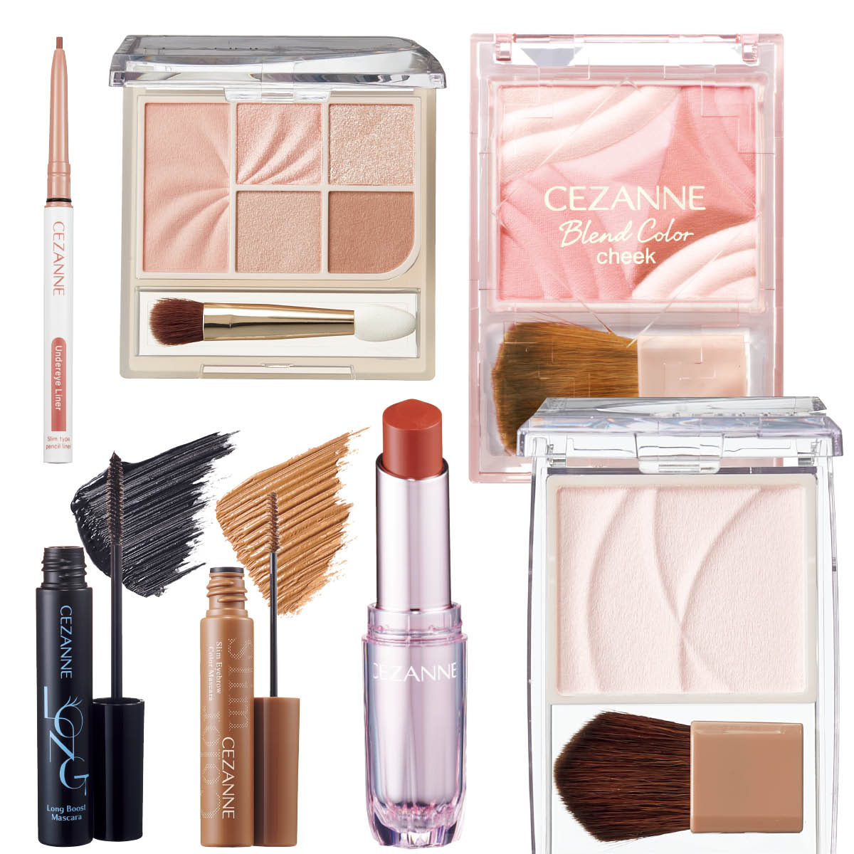 【2026年春コスメ】「セザンヌ」の新作11アイテム！大バスりハイライトやチーク、フェイスアイパレットの新色に注目