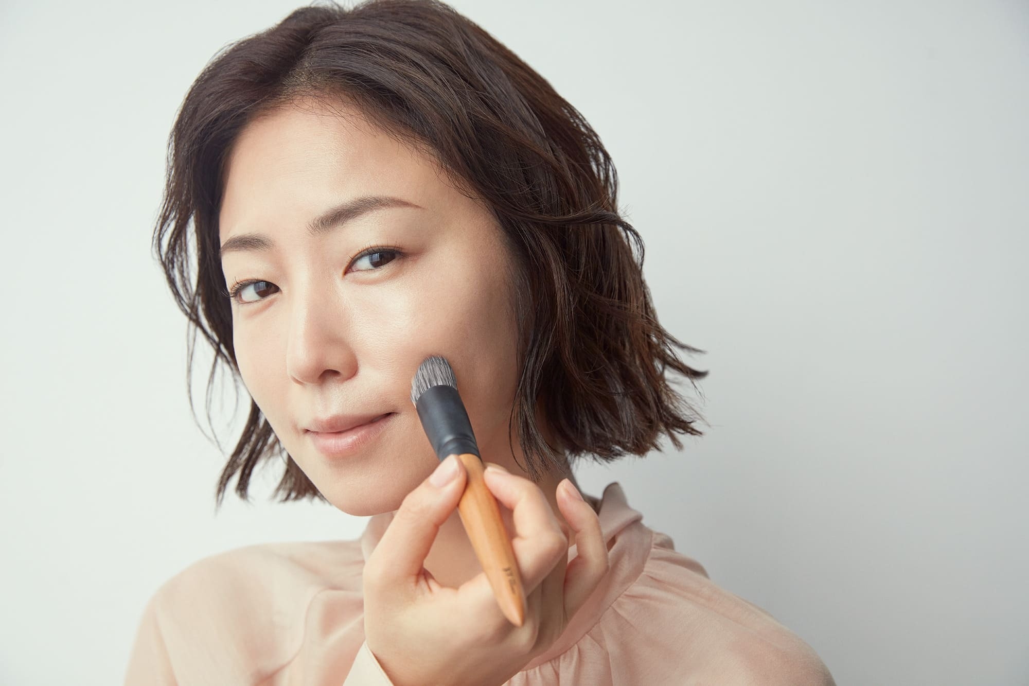 MEGUMIさん ファンデーション 塗り方