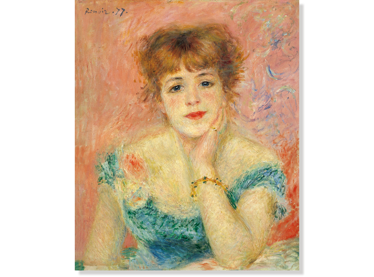 ピエール＝オーギュスト・ルノワール『ジャンヌ・サマリーの肖像』（1877年）　©アフロ