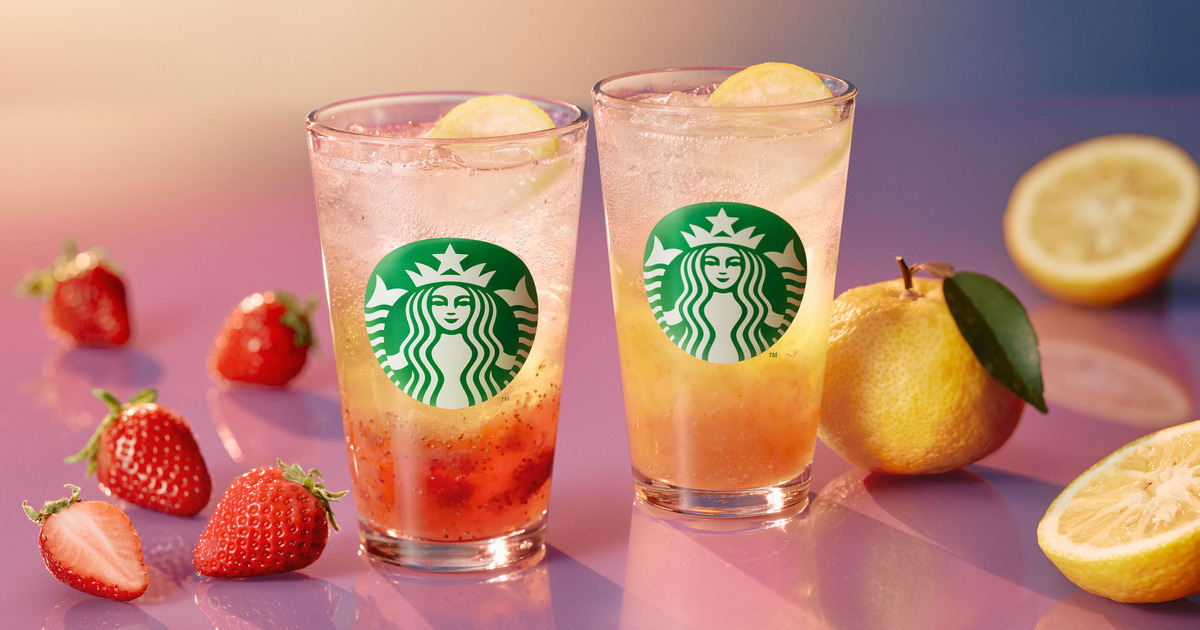 スターバックス新作】新たに“香るソーダ”が4月25日から発売