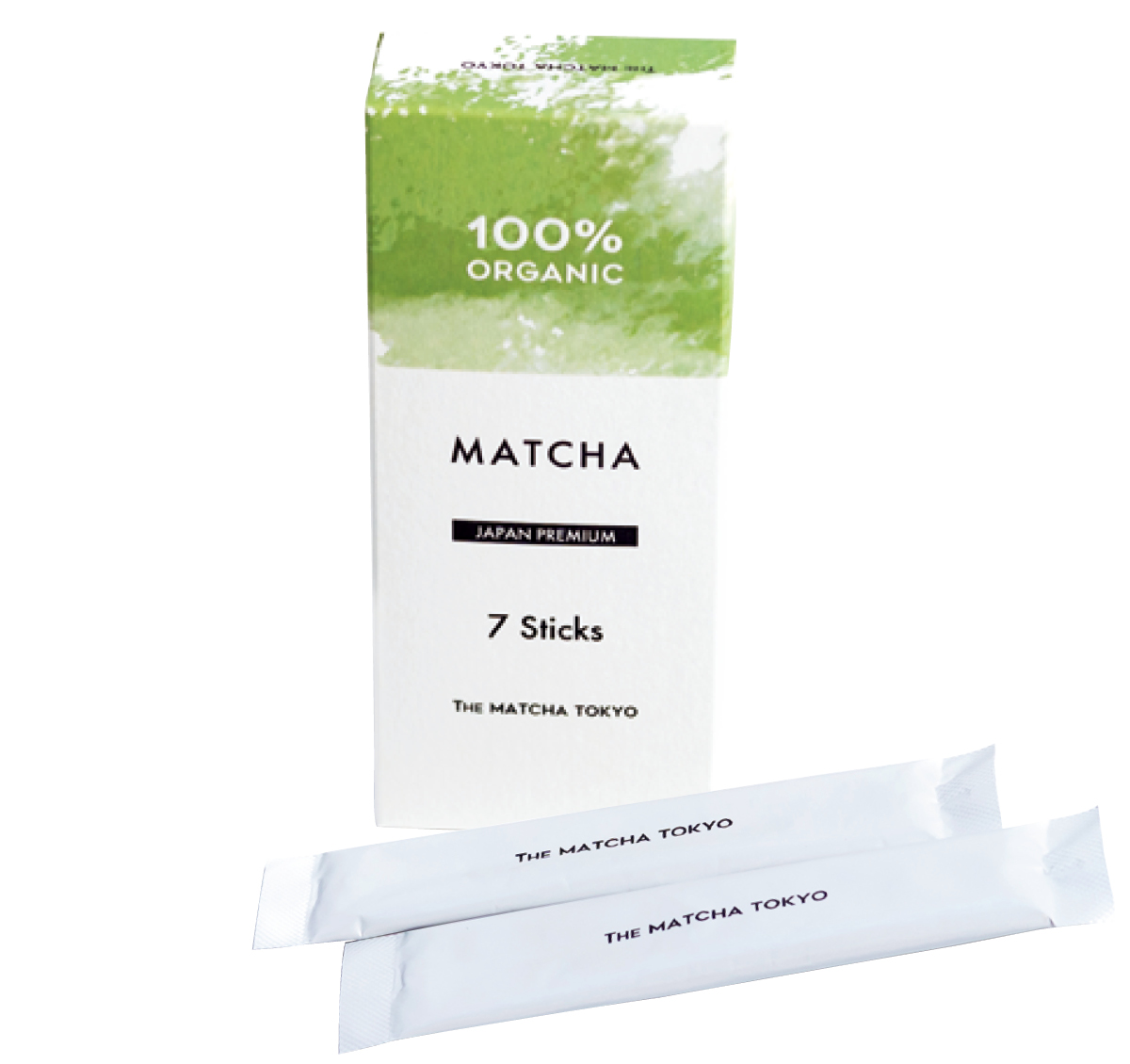トレンド バズりフード 抹茶 100% ORGANIC MATCHA JAPAN PREMIUM 7sticks 1.5g×7本