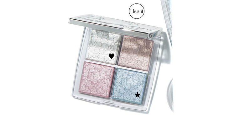 くすみを飛ばすおすすめハイライト バックステージ グロウ マキシマイザー パレット 002 