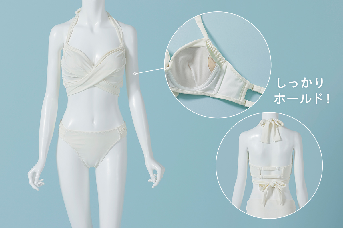 40代からの水着選び 　バストの悩みをカバーする水着