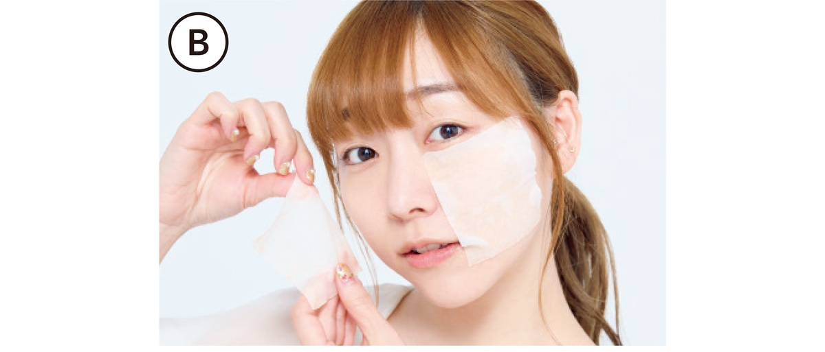 メイク前は無印の化粧水でコットンパック