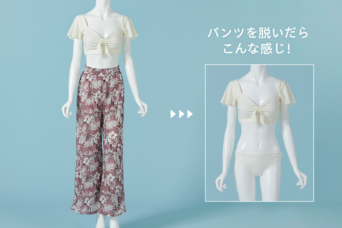 40代からの水着選び  太ももをカバーする水着