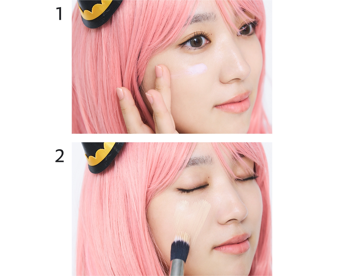 【SPY×FAMILYアーニャコスプレメイク】2022年ハロウィンの主役に！ 矢吹奈子さんと【アーニャみメイク】大研究　GALLERY_1_1