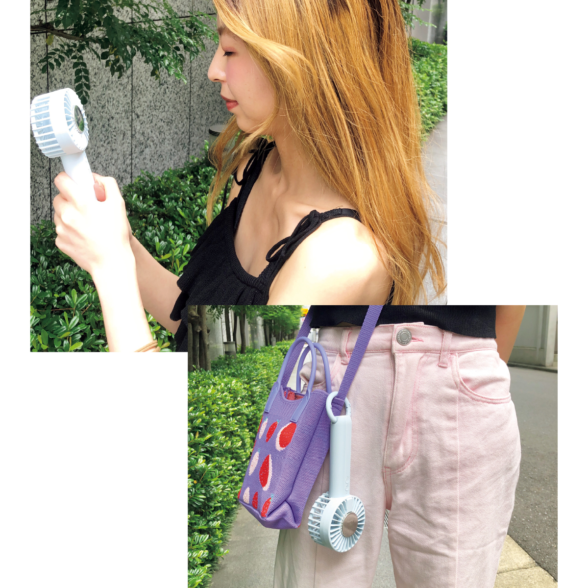 マキア　ひんやり　冷感　BRUNO 冷却プレートファン