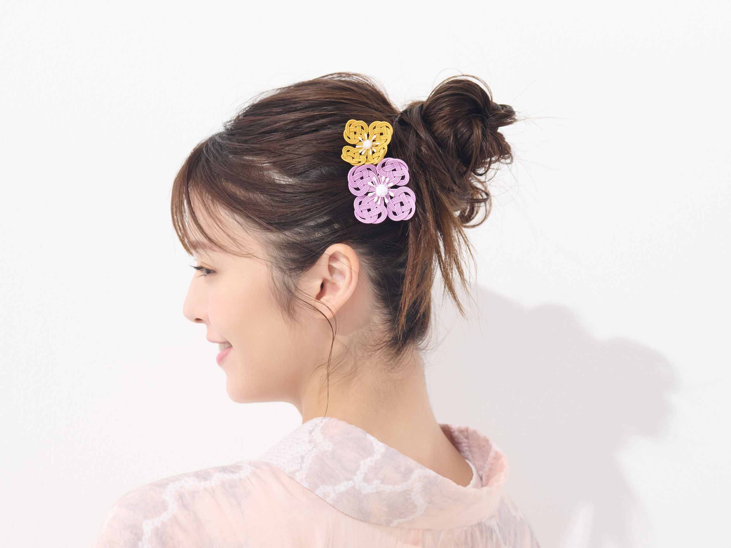 浴衣 ヘアアレンジ ロングヘア 鈴木ゆうか