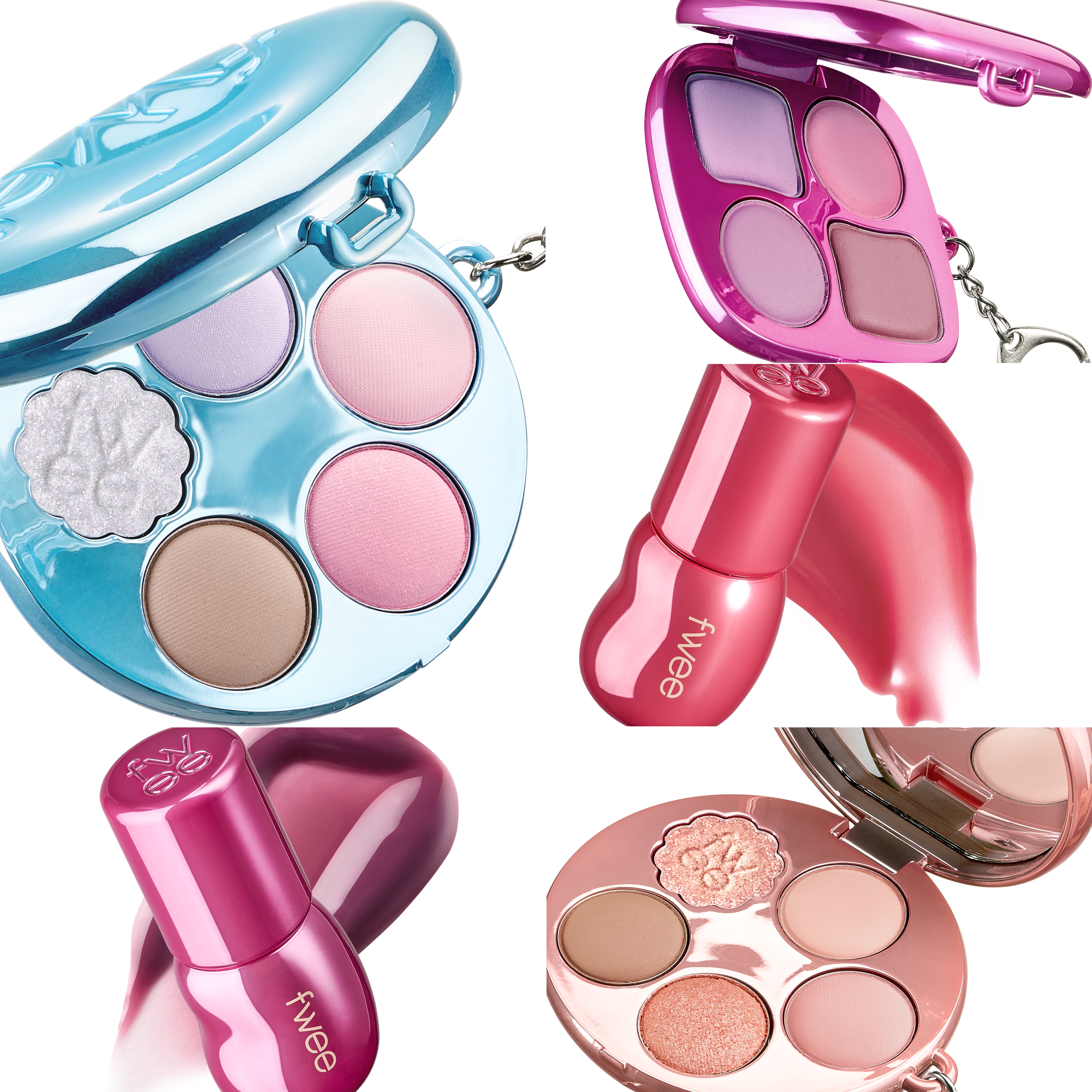 fwee（フィー）4月発売新作は3Dボリューミンググロスの新色＆ポケットサイズのアイ・チークパレット