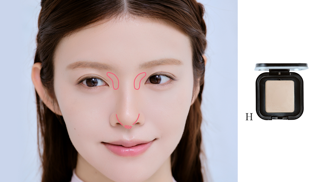 SAKURA風チョンスンメイクのやり方5