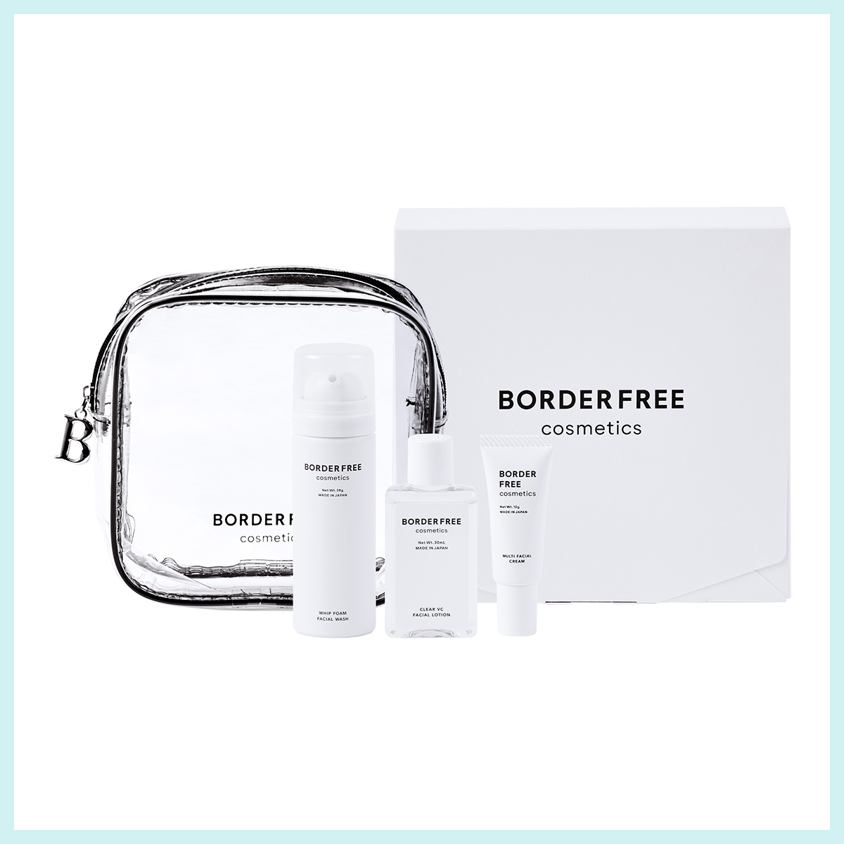 BORDER FREE cosmetics ミニサイズスキンケアセット ¥3740