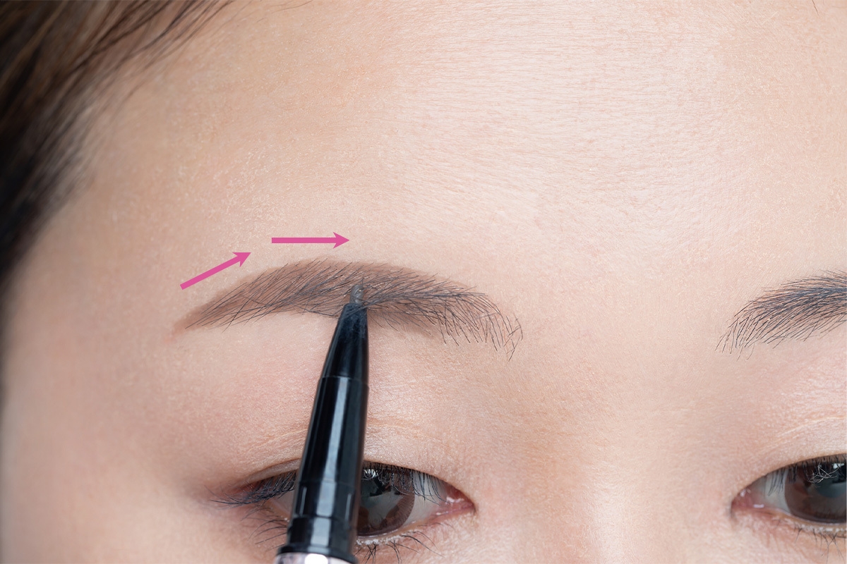 40代 アラフォー 眉毛 描き方 細眉 フレーム