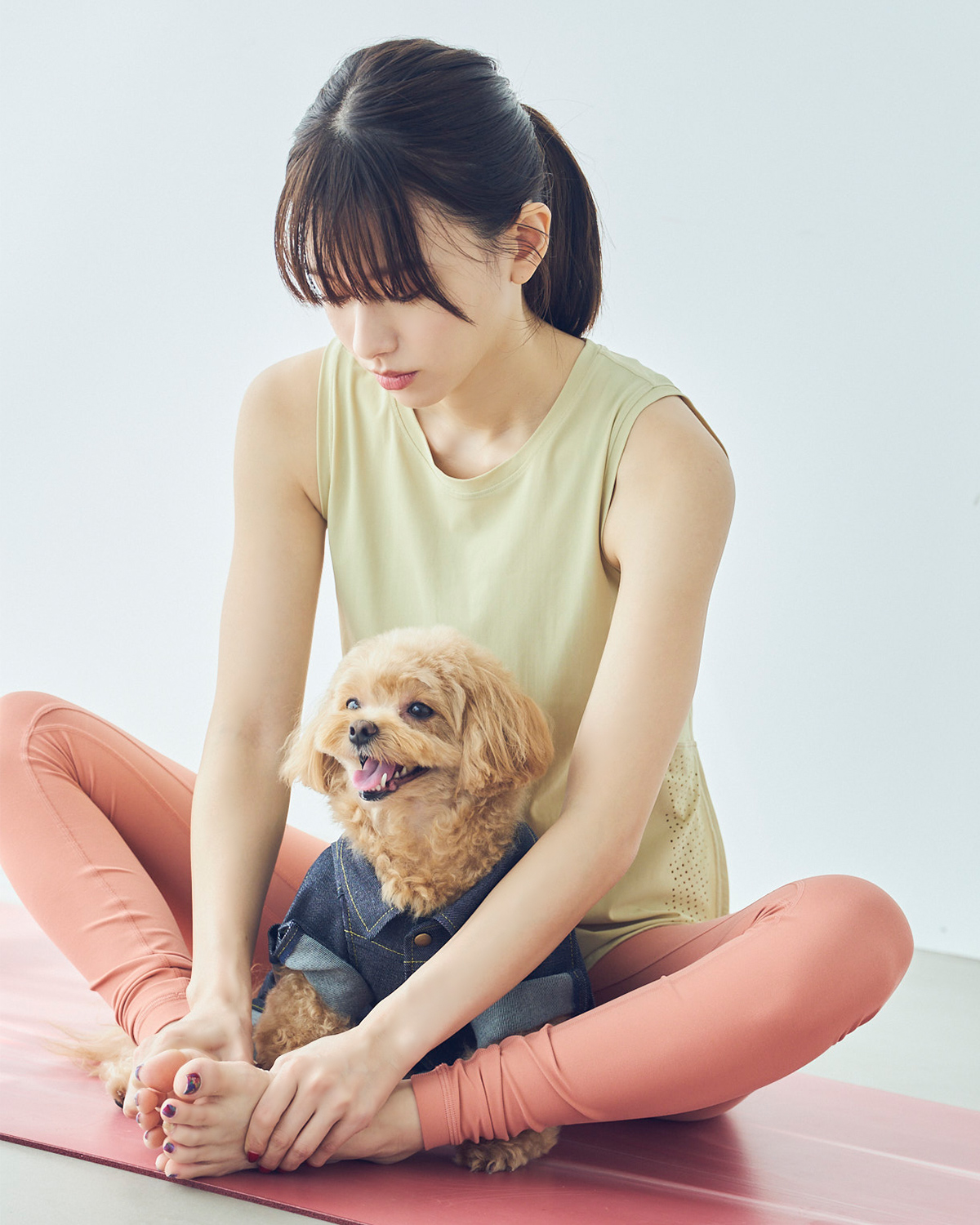 山本舞香さんがドッグマッサージに挑戦！