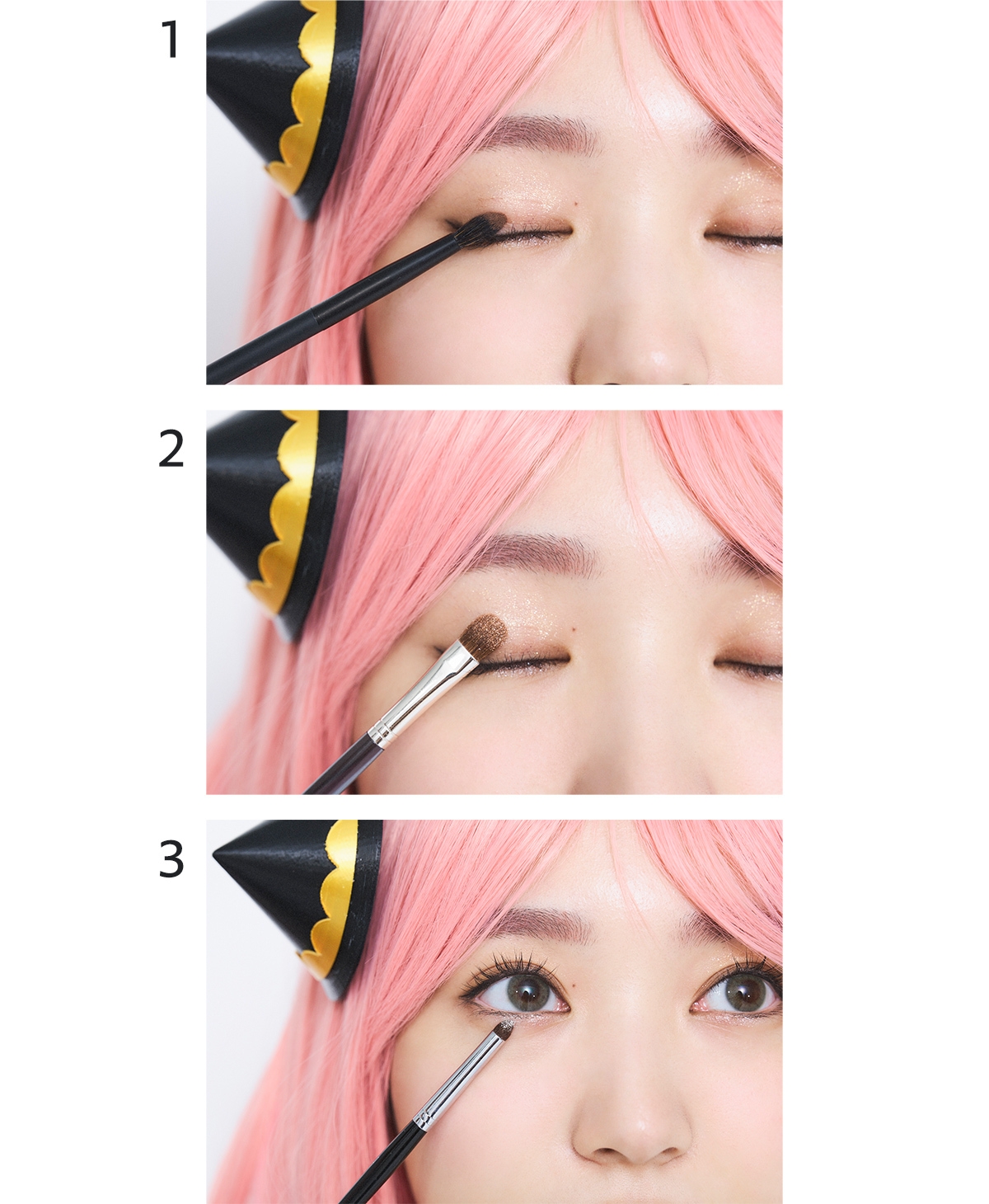 【SPY×FAMILYアーニャコスプレメイク】2022年ハロウィンの主役に！ 矢吹奈子さんと【アーニャみメイク】大研究　GALLERY_1_1