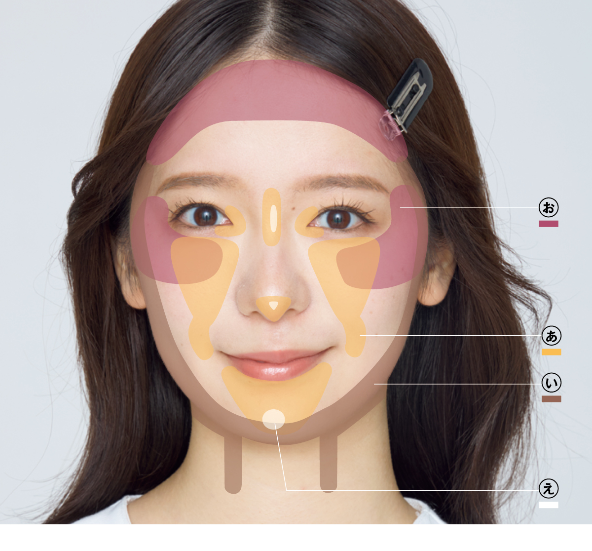 GYUTAE 小顔メイク 丸顔 骨格操作MAP