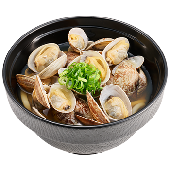 スシロー_あさりたっぷりうどん（204kcal）