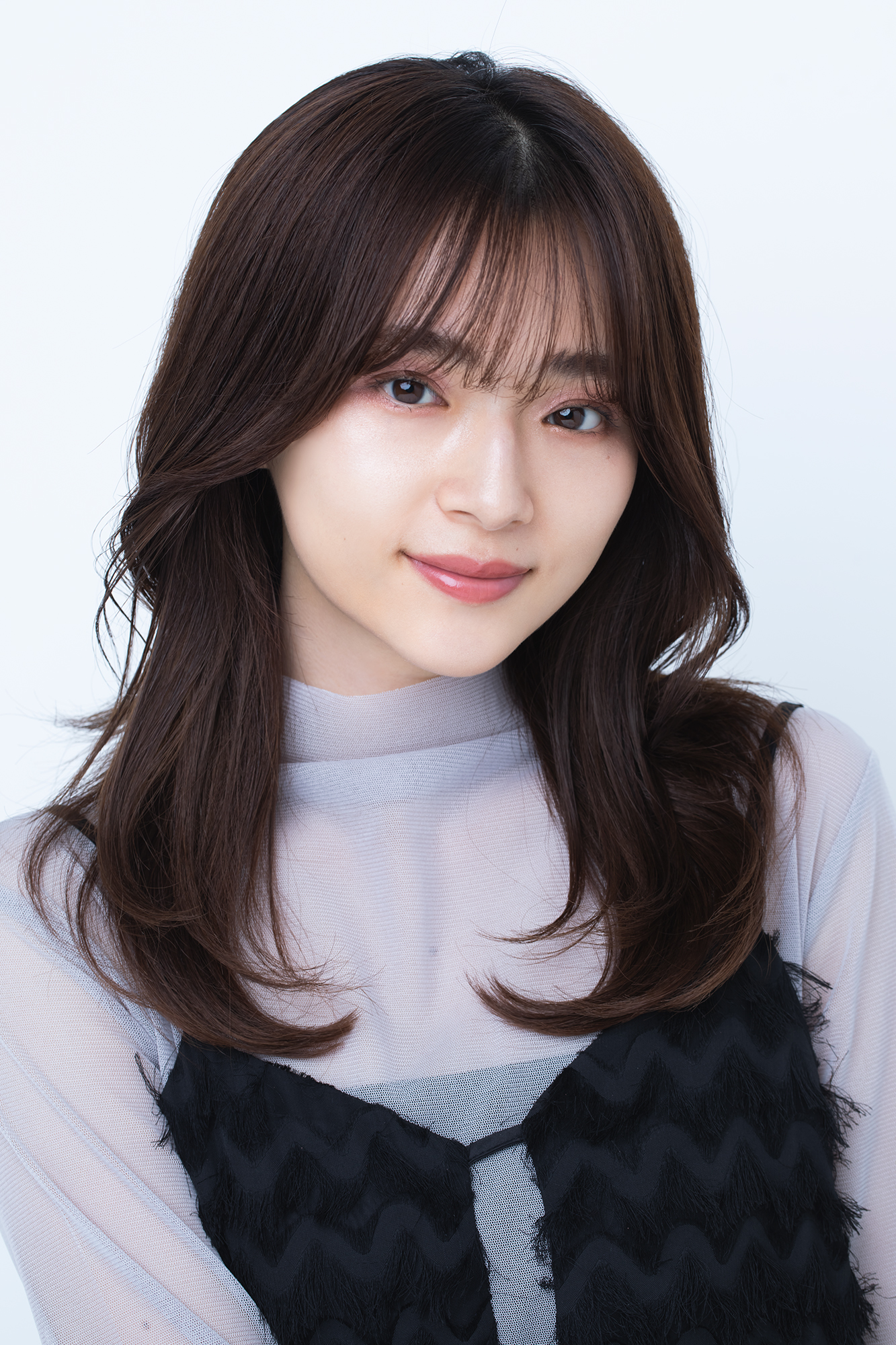 小顔　小顔ヘア　面長　ミディアム　ロング