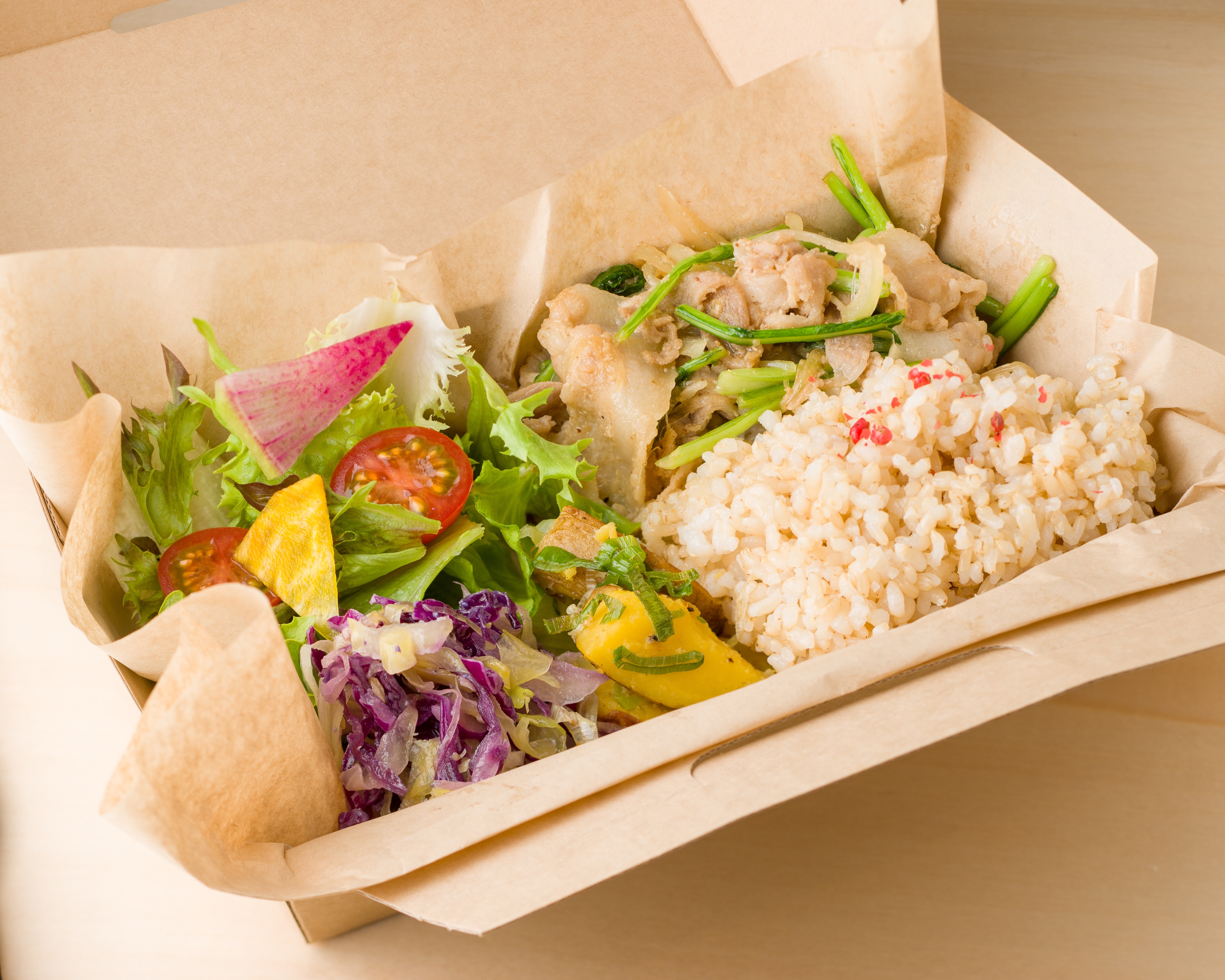 ウーバーイーツ　Uber eats 便秘解消　腸活　美腸活 カフェ アンド グロッサリー エル フォー ユー　美腸弁当 ミート