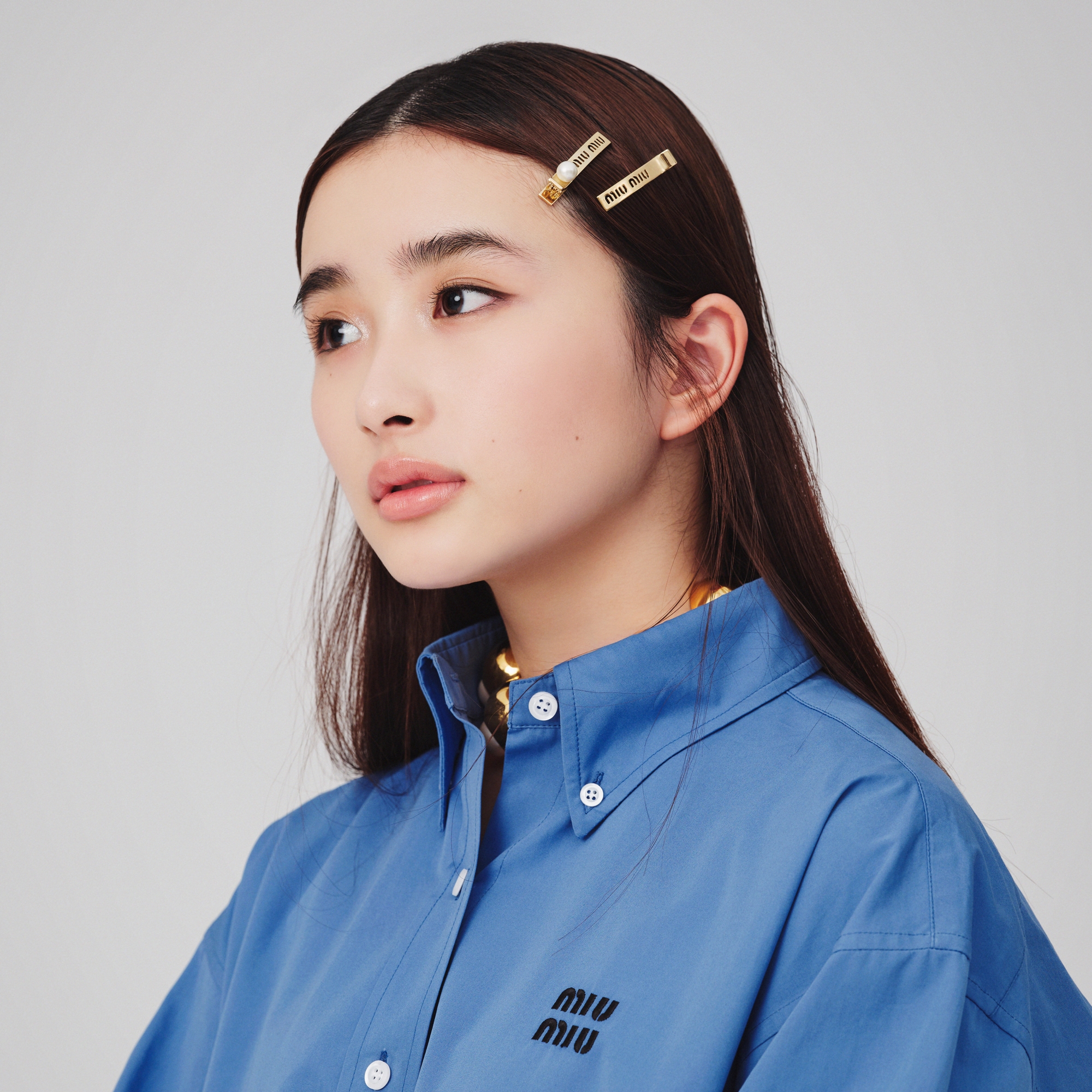 ミュウミュウのヘアピン アレンジ ヘアスタイル 前髪