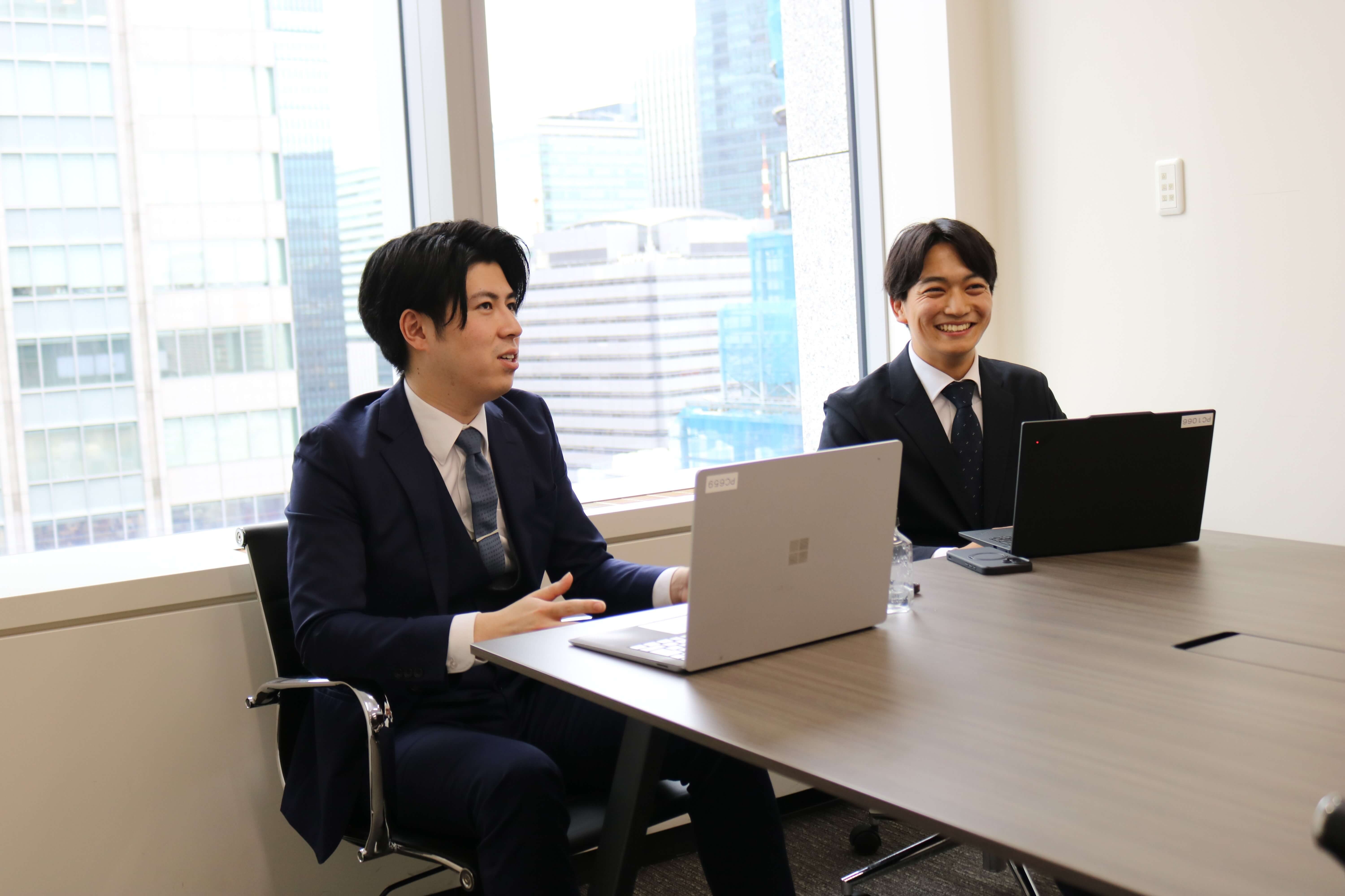 左：越智さん　右：雪竹さん