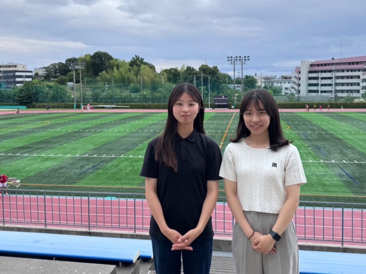 副務 矢野さん（左）