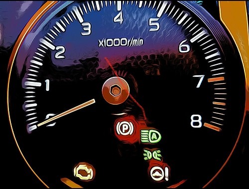 シンプルなガソリンメーター