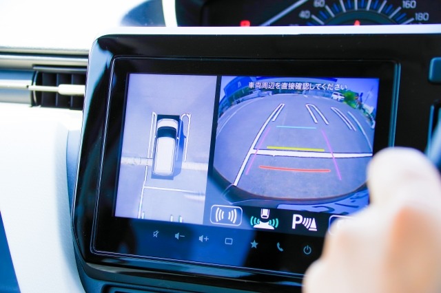 バックカメラのモニター