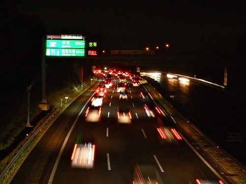 スピードがでる高速道路