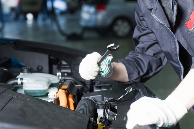 法定点検の様子