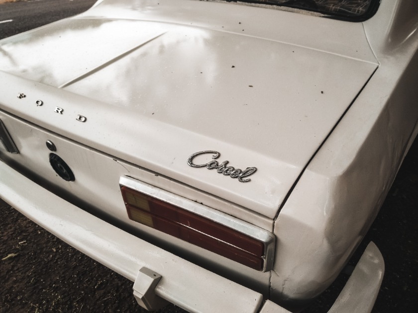 車のバンパー部分