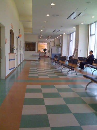 病院の待合室