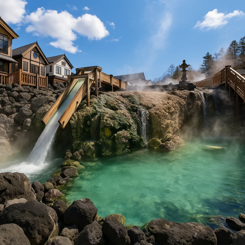 Yubatake (Hot Water Field)