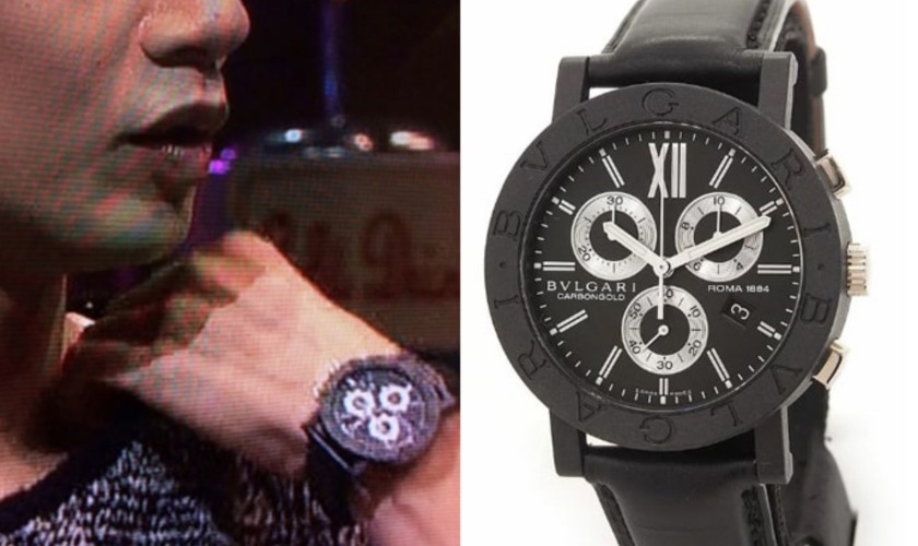 【芸能人・有名人】ブルガリの腕時計：中丸雄一さん