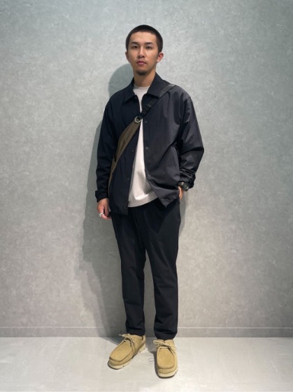 MA−1(黒)おしゃれコーデ①BEAUTY&YOUTH UNITED ARROWS