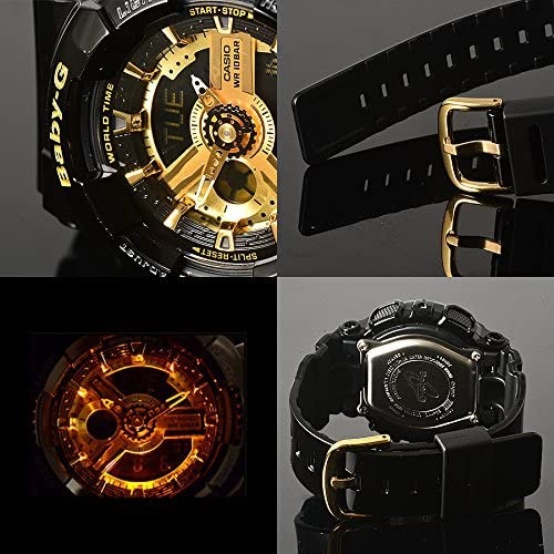 CASIO(カシオ)ペアウォッチの人気腕時計：GA-110GB-1A ＆ BA-110-1Aの機能・特徴