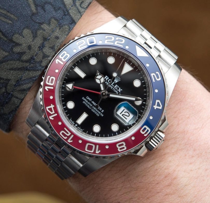 ロレックス A GMT-Master II Pepsi in steel