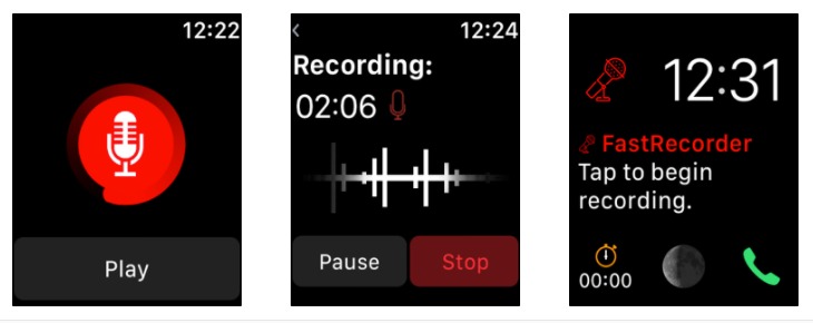 2：FastRecorder audio recording