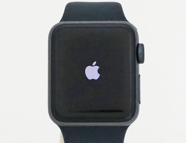 AppleWatch 38mm (GPS) ブラックスポーツバンド MTF02J/A