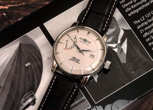 ツェッペリンは腕元で歴史感じられる腕時計