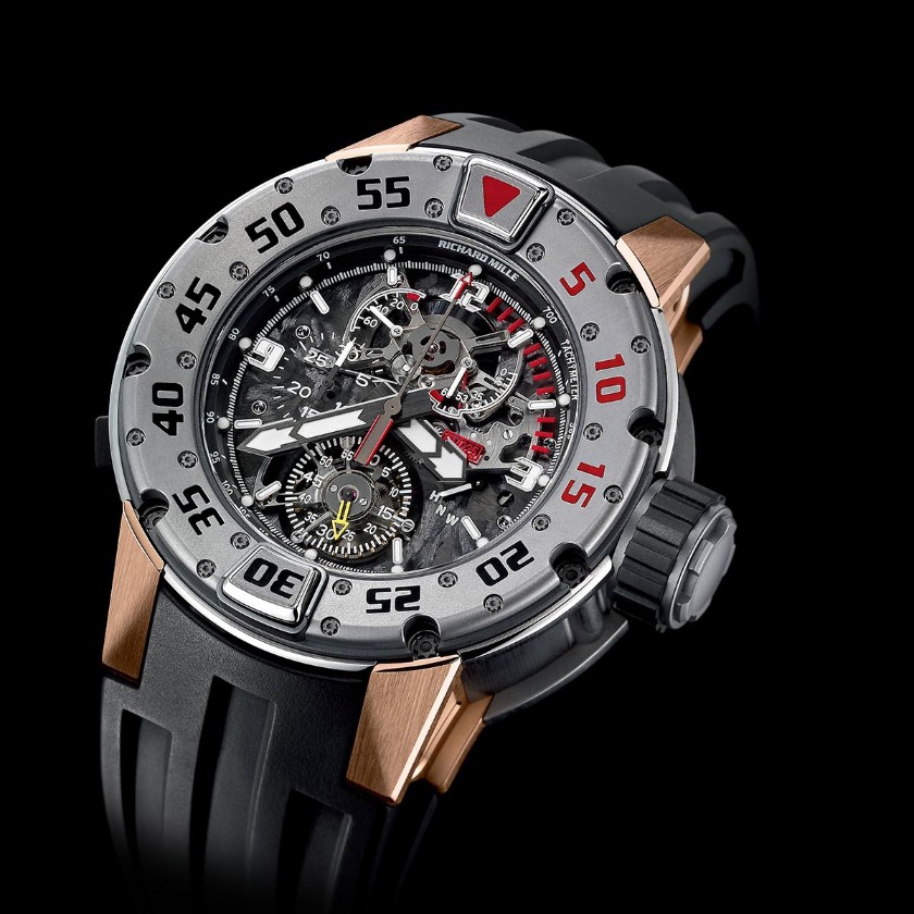 4位：RM 025   TOURBILLON CHRONOGRAH DIVER