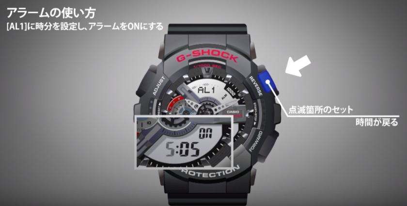 G Shockのアラームの設定方法と消す解除方法は スマホから操作できる Richwatch