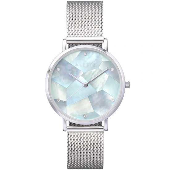 アレットブラン Lily クリスタルブルー/シルバーメッシュ