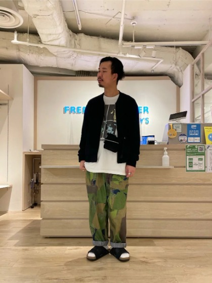 MA−1(黒)おしゃれコーデ②FREDY & GLOSTER