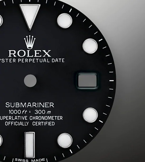 116610LN　ブラックダイヤル