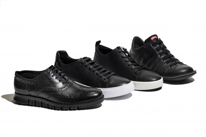 選び方4：きっちり感をプラスする「レザー素材」