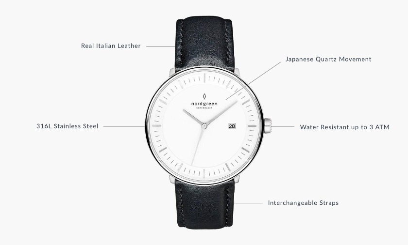 シンプルなデザインが特徴