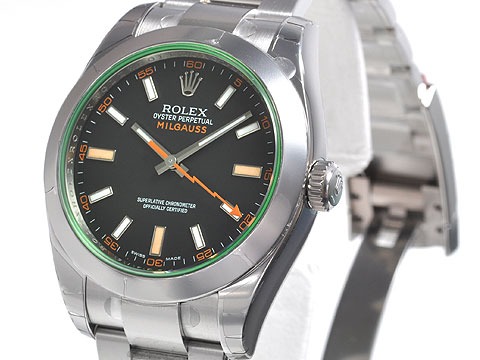 ロレックスミルガウスRef.116400GVブラック