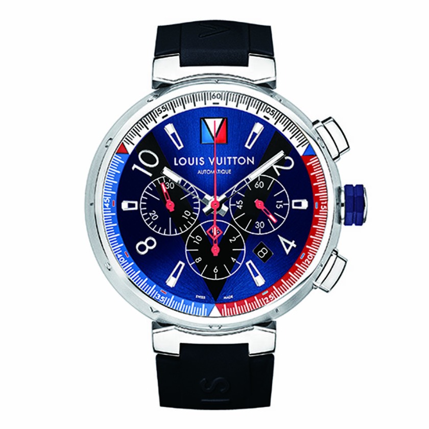 タンブール オトマティック クロノグラフ ブルー