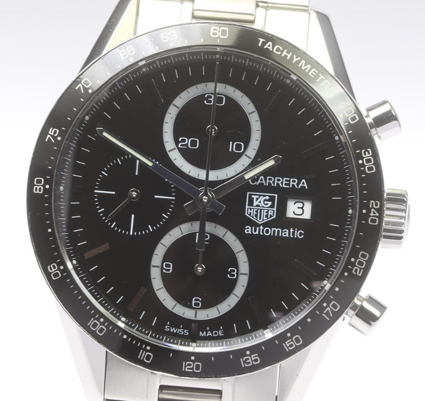 縦目と横目のクロノグラフ